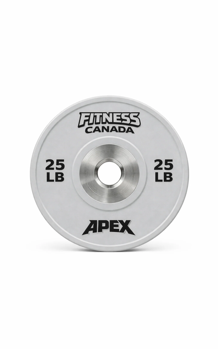 Apex Series Competition Bumper Plates – 10LB to 55LB Pairs | X-PRIME FITNESS