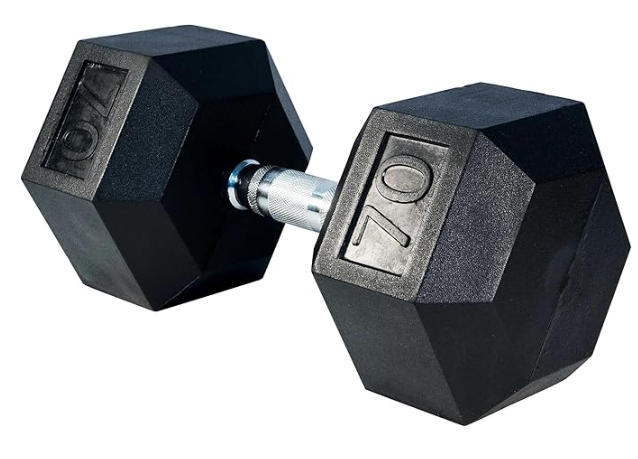 Rubber Hex Dumbbells [PAIR]