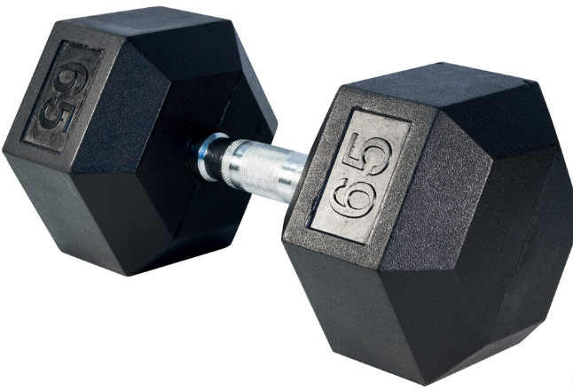 Rubber Hex Dumbbells [PAIR]
