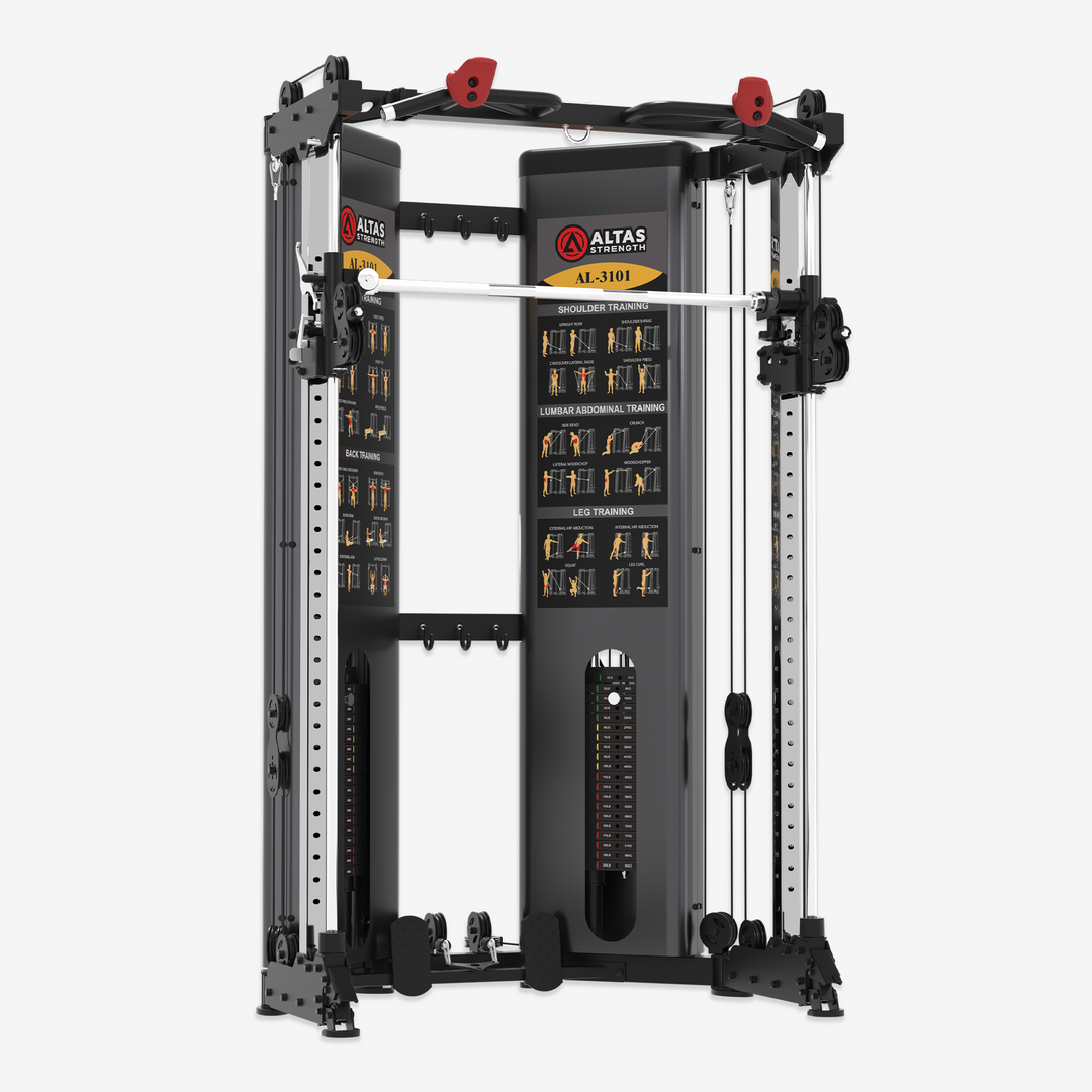 Altas Strength fitness equipment on a white background
