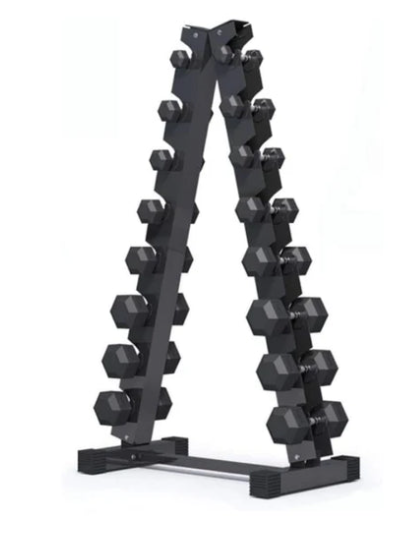 Rubber Hex Dumbbells [PAIR]