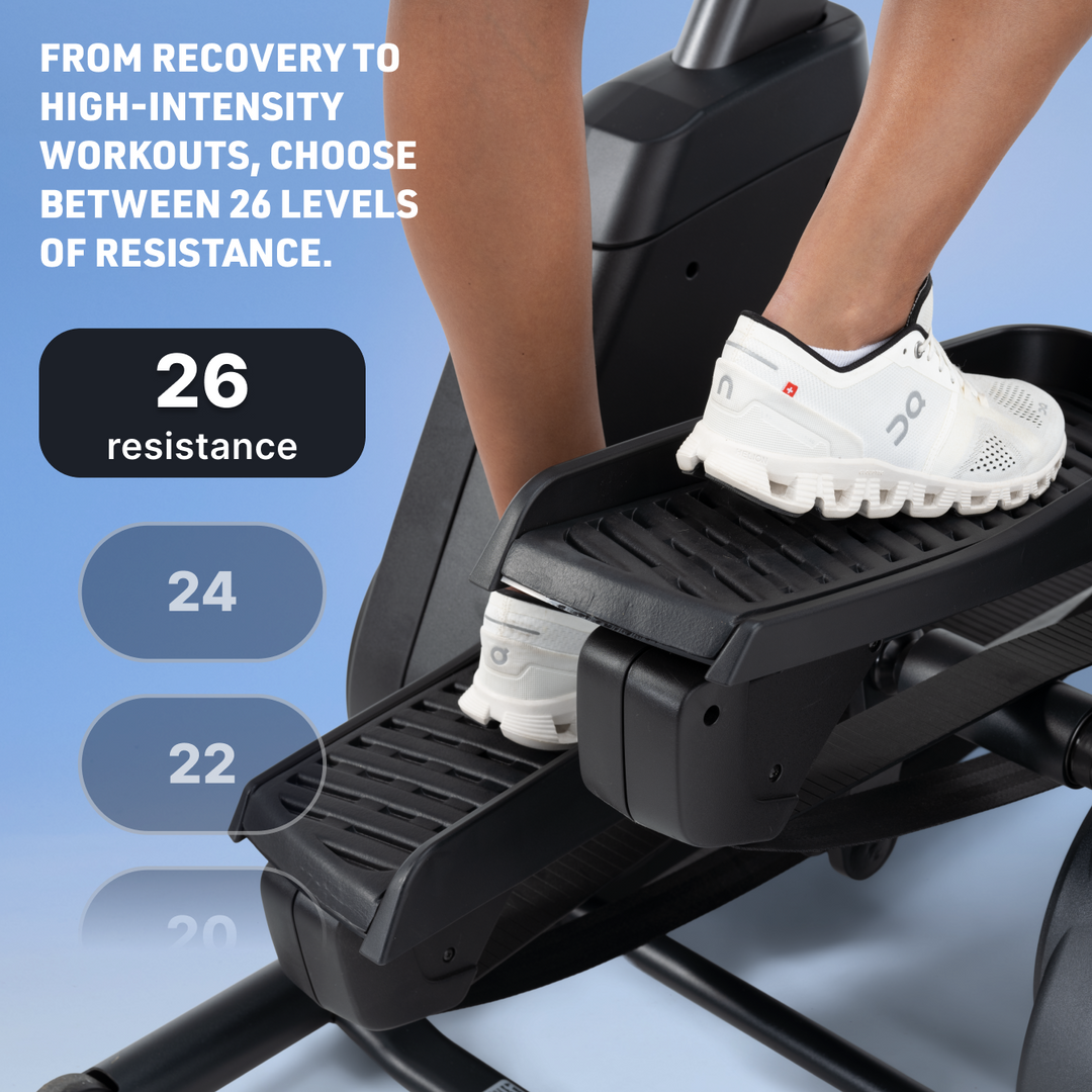 NordicTrack X16 Elliptical resistance and pedal detail
