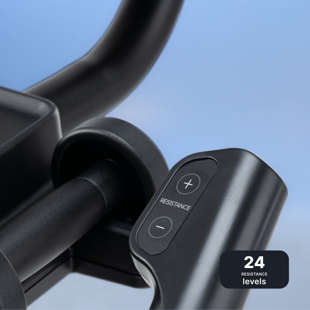 NordicTrack X24 Spin Bike riding position