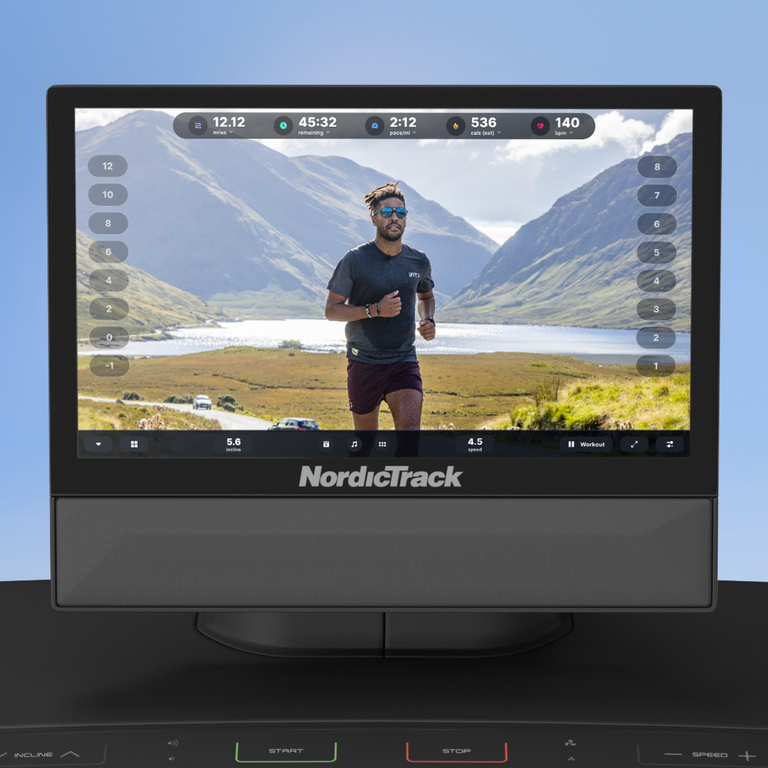 NordicTrack X16 Treadmill incline detail