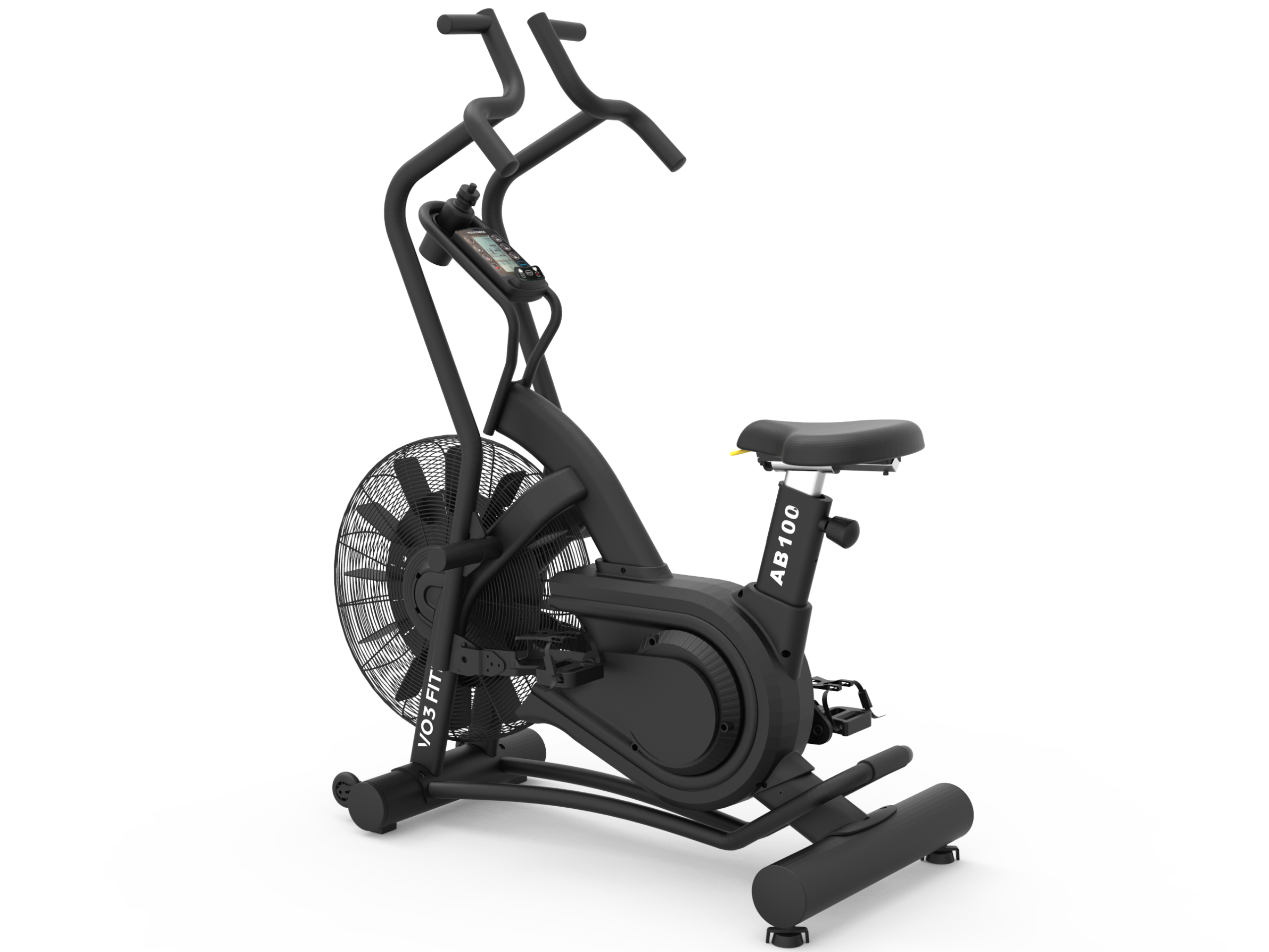 VO3 AB100 Light Commercial Air Bike | Full-Body Air Resistance Trainer ...