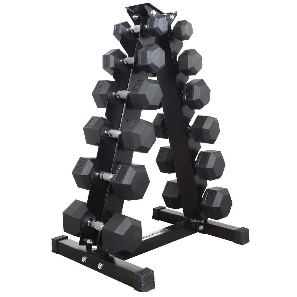 Rubber Hex Dumbbells [PAIR]