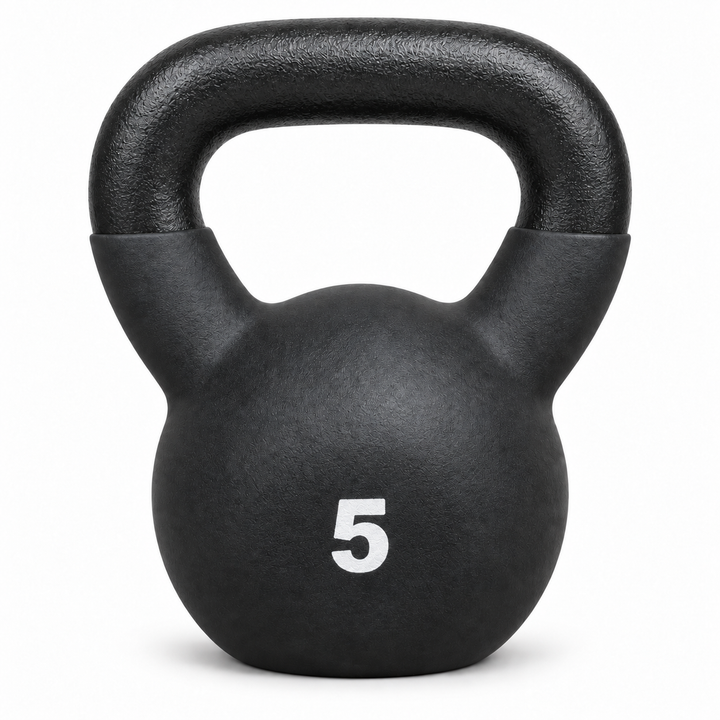 X-Prime Fitness cast iron kettlebell - 5 lb front view