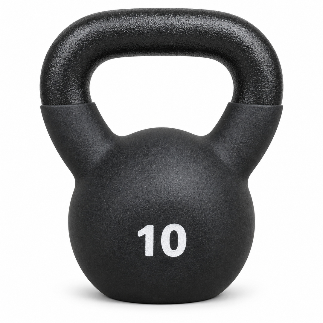 X-Prime Fitness cast iron kettlebell - 10 lb front view