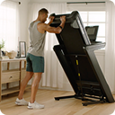 NordicTrack Commercial 1250 Treadmill folding feature