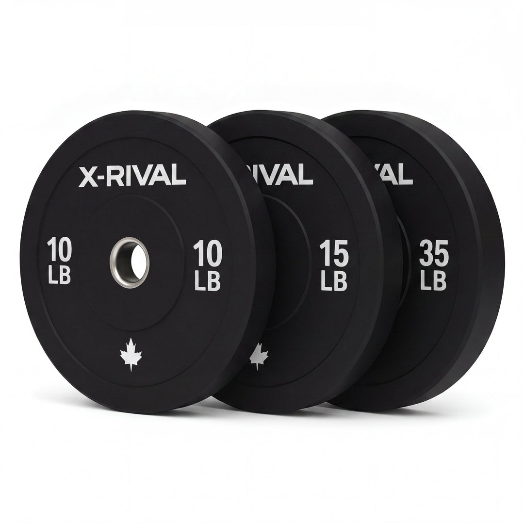 X-RIVAL Black Bumper Plates – Premium Durability, Performance & Style (Pairs)