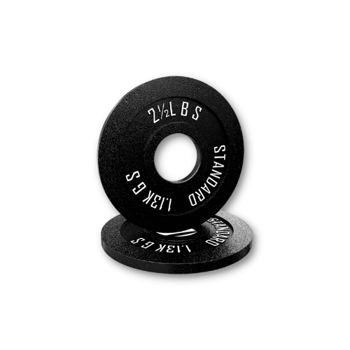 X-RIVAL 2.5 lbs standard metal weight plates for barbell training and strength workouts in Canada.