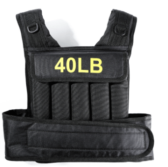 X-RIVAL Weighted Vest 40LB for enhanced workout resistance; ideal for strength training and fitness in Calgary, Canada.